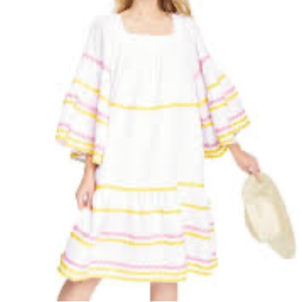 Lisa Marie Fernandez X Target Ric Rac Flare Sleeve Dress; Size Large